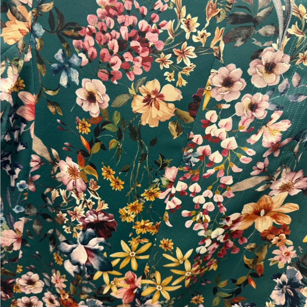 ZARA Basic Collection Floral Blazer - image 6